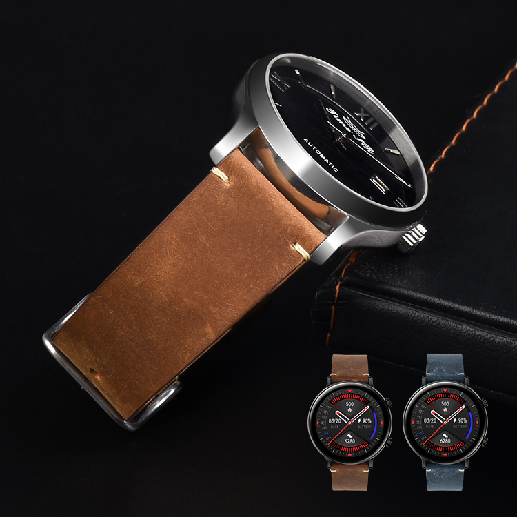 Correa de reloj de cuero vintage