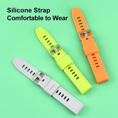 18 20 22mm Watch Straps Silicone Strap